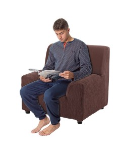 pijama para hombre en algodón cálido dormen 50014
