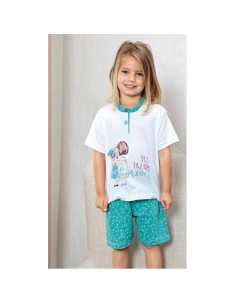 pijama infantil para niña en algodón muslher 222019