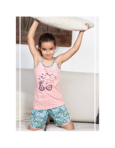 pijama de niña para verano en tirantas muslher 224017