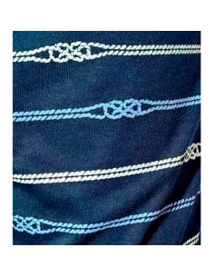 pijama de hombre para verano en algodon muslher 225023 estampado de nudo marinero