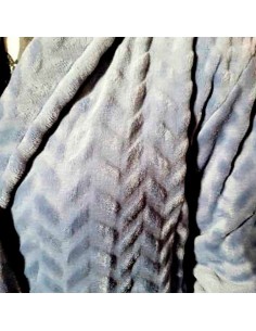 bata de mujer en coralina muslher 218609 cruzada en gris