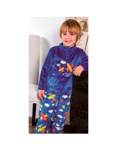 pijama infantil de invierno para niño en coralina 212631 muslher