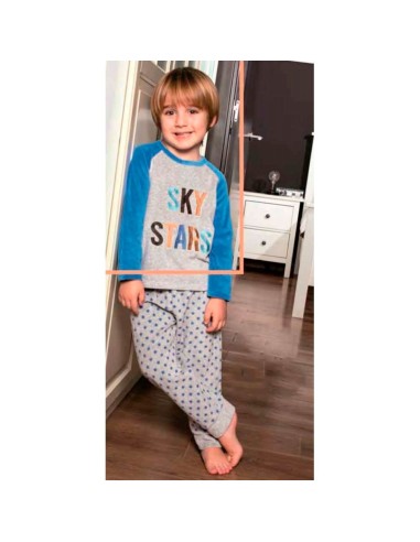 pijama para niño infantil en terciopelo muslher 212617