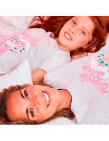pijama de verano para mujer en algodón muydemi modelo candy shop