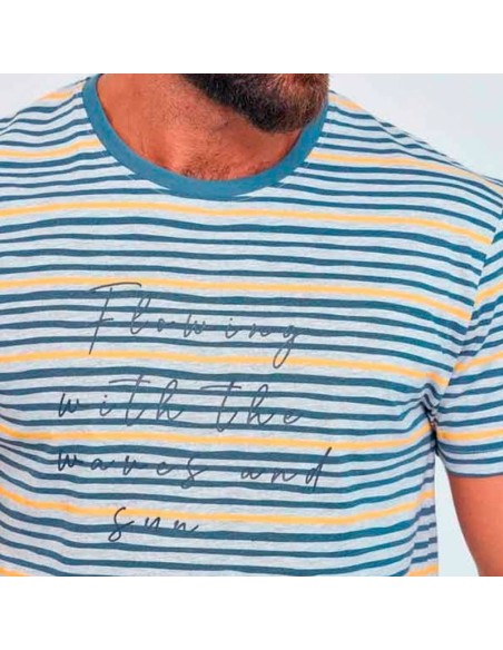 pijama de hombre para verano en algodón muydemi modelo flow