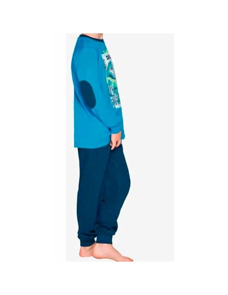 pijama para niño muydemi dinosaurios 537008 en algodon