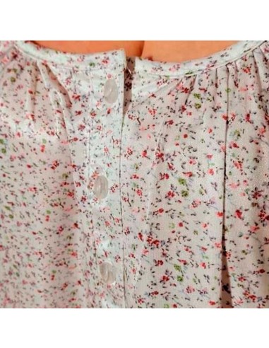 Camisón en tirantas de mujer findel en marfil de raso modelo buganvilla