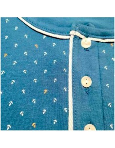 pijama de verano para hombre en algodon ms4007 anclas