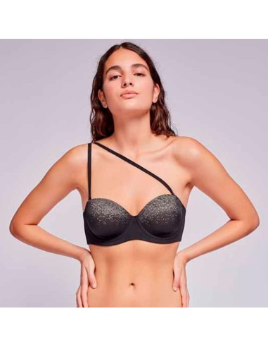 sujetador de mujer con tirante multiposicion copa d darkness gisela