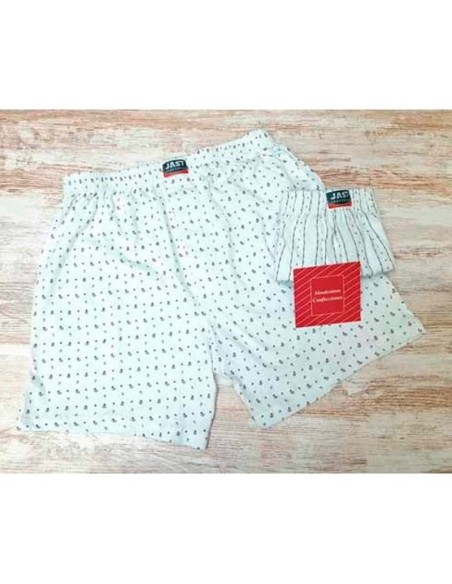boxer en algodón para hombre pack 2 unidades en tallas especiales jast