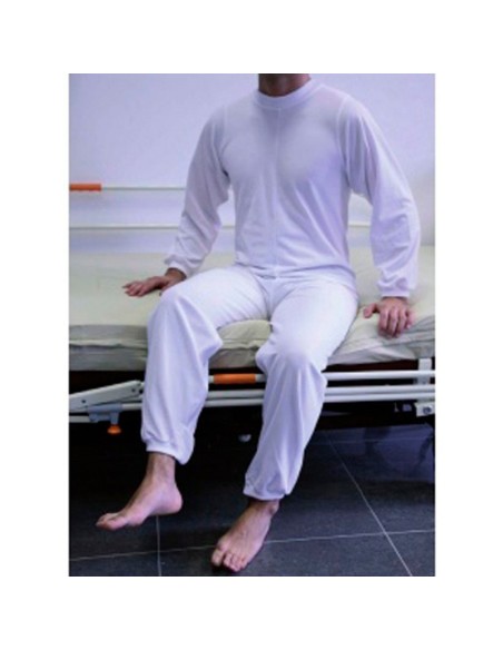pijama mono antipañal en manga larga para personas discapacitadas nin-net