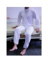 Pijama mono antipañal de manga larga