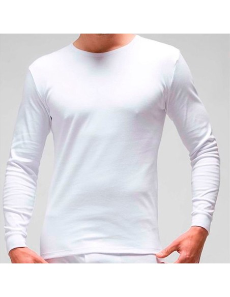camiseta interior térmica para hombre en manga larga en algodón rapife 830