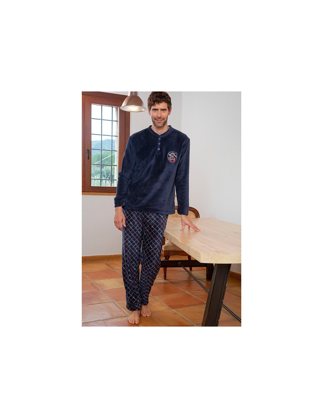 Pijama de coralina Amador para Muslher