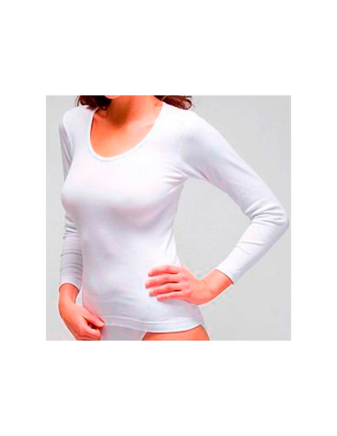 Camiseta interior fina de manga larga. Rapife