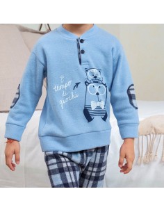 pijama de niño muslher en algodon termico 232607
