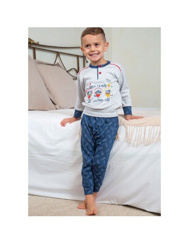 pijama de niño en algodon de invierno muslher 232609 infantil