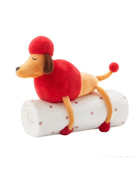 manta y peluche para bebe perrito muydemi modelo perrito