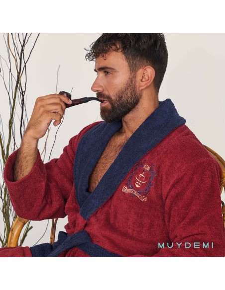 albornoz de hombre muydemi coffe club