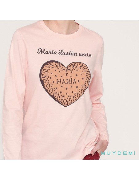 pijama galleta maria muydemi en algodón de invierno