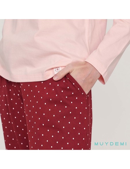 Pantalón con bolsillo del pijama galleta María de muydemi