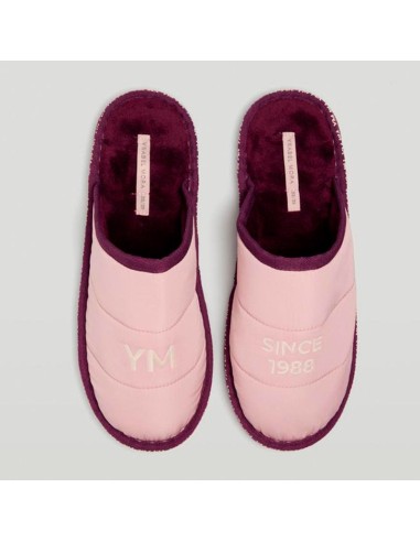 zapatillas de invierno para mujer con pelo interior acolchadas rosa ysabel mora