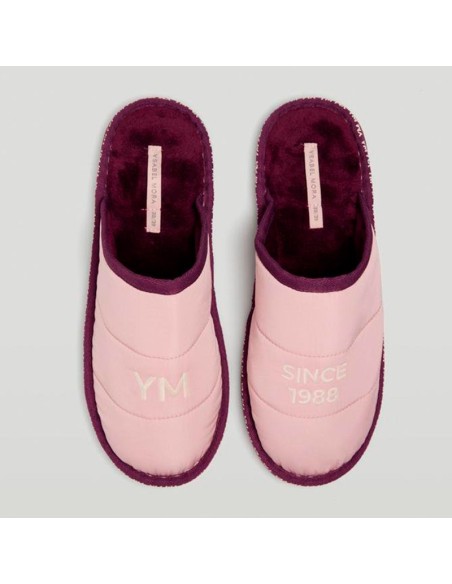 zapatillas de invierno para mujer con pelo interior acolchadas rosa ysabel mora