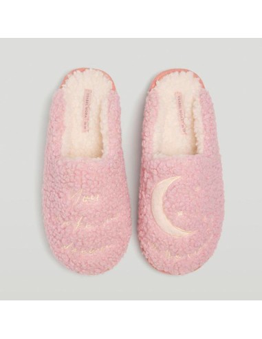 zapatillas para casa de mujer calentitas luna rosa ysabel mora