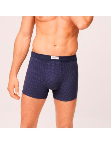 boxers pack de 2 en algodon estampado en tonos marino ysabel mora