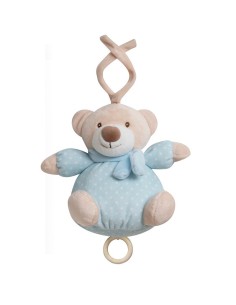 peluche musical para bebé osito azul interbaby