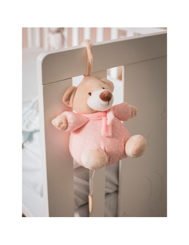 interbaby peluche musical osito rosa