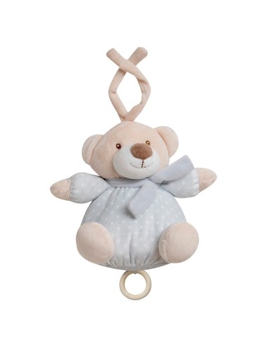 osito gris peluche musical para bebé interbaby
