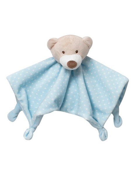 dou dou para bebe osito lunares azul interbaby