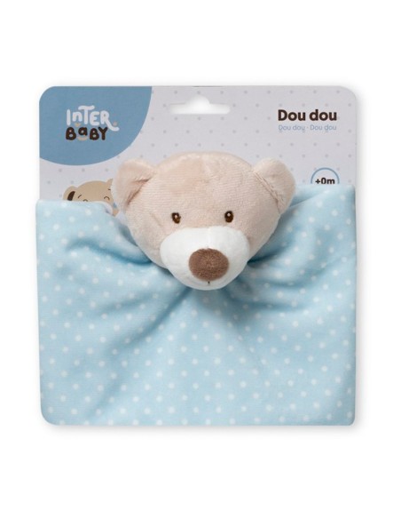 interbaby dou dou osito lunares azul para bebé