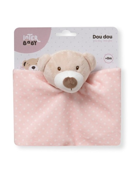 interbaby dou dou rosa osito lunares para bebé