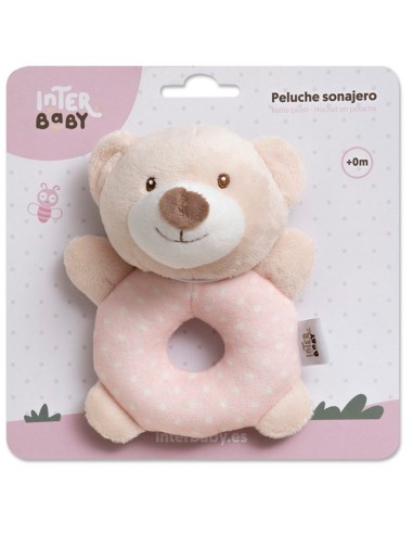 interbaby osito lunares rosa para bebé