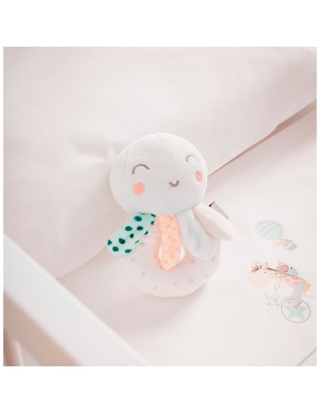 sonajero de peluche pulpo interbaby para bebé