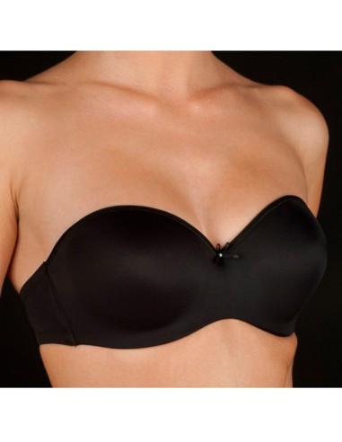 selene sujetador capri con push up negro copa b