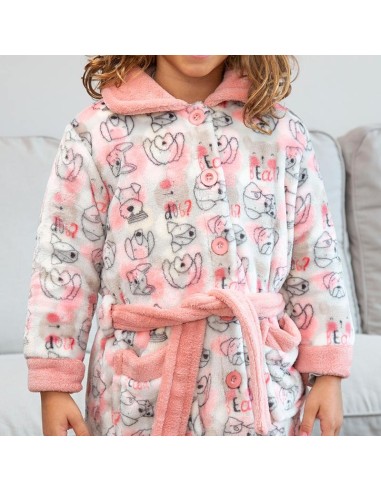 muslher bata infantil abotonada para niña partrulla perruna