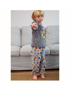 pijama para niño en coralina infantil de muslher modelo minimal