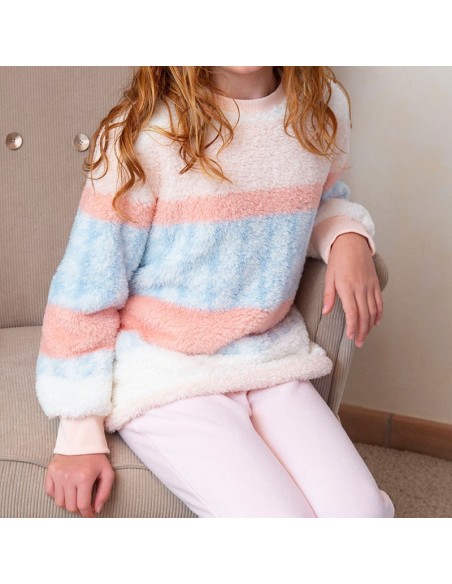 muslher pijama para niña de invierno dulces sueños