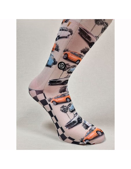 calcetines para hombre sin costuras sacha modelo coches