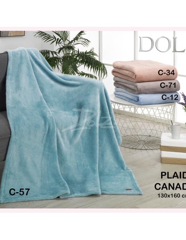 manta para sofá o plaid modelo canada en coralina de dolz