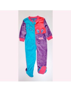 pijama manta infantil para niña en coralina conejito divertido intimo moi