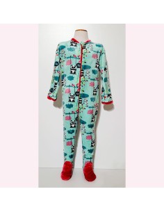 pijama manta para niña infantil modelo panda alegre muslher