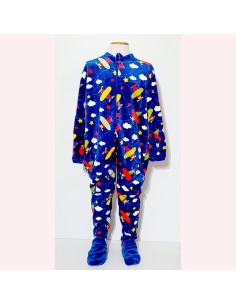 pijama manta infantil de niño muslher avionetas alegres