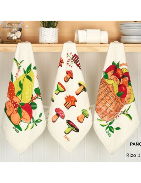 Pack de paños de cocina Setas Dolz - 1