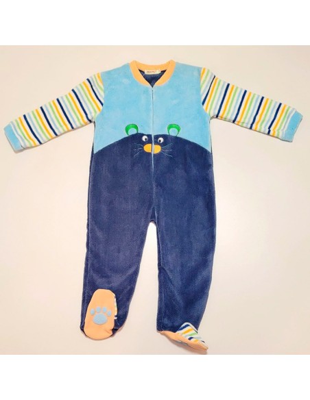 pijama manta infantil en coralina modelo ratón montesinos confecciones