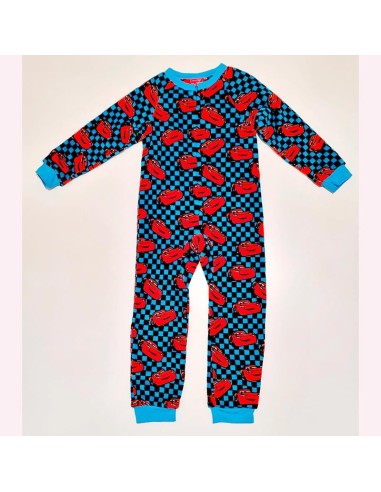 pijama manta infantil en coralina cars azul montesinos confecciones