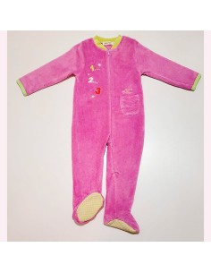 pijama manta infantil números divertidos en celeste montesinos confecciones
